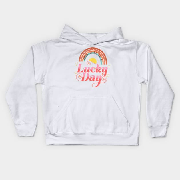 Lucky Day Kids Hoodie by CalliLetters